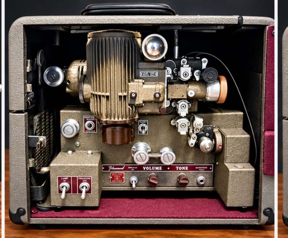 Vintage Bell & Howell Filmosound 179 16mm Sound-on-Film Projector Untested Parts